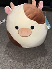 Squishmallow 30cm/12” Ronnie The Cow Kelly Toy Read