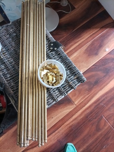 Antique solid brass stair - antique,