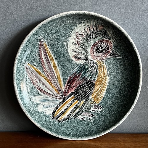 Vintage lester bird plate - jo,