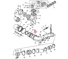 Genuine YAMAHA Exhaust Joint
