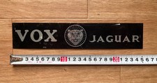 VOX JAGUAR  metal logo plate