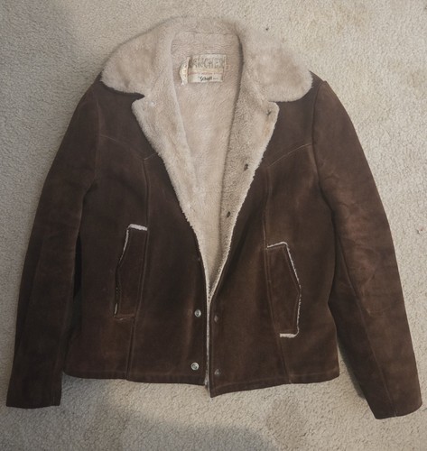 Schott western suede shearling