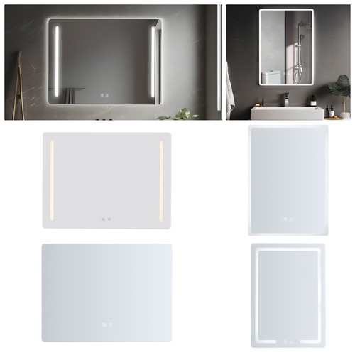 Frameless bathroom led mirror - frameless,