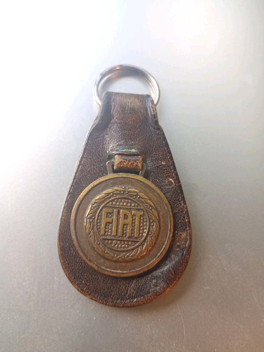 1970s fiat dealer keychain - 1970s,