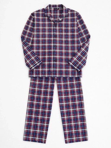 Men tartan pyjama set - pyjama,