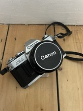 Canon AE1 Film Silver SLR Vintage Camera