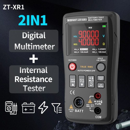 Zoyi xr1 battery tester - zoyi, zt-xr1