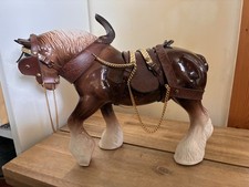 Kenall shire horse figurine - horse,