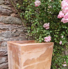 Tall 80cm Italian Terracotta Planter, Frost Proof Hand-Finished Galestro Clay
