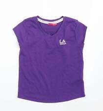 LA Gear Girls Purple Cotton