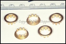 5 x Brass Dial Grommets 10mm