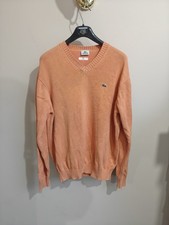 Vintage Lacoste Peach V-Neck