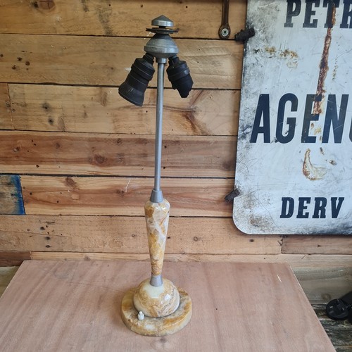 Vintage double head - , lamp