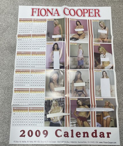 Fiona cooper calendar poster - fiona,