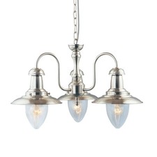 Ceiling Light Silver Fisherman