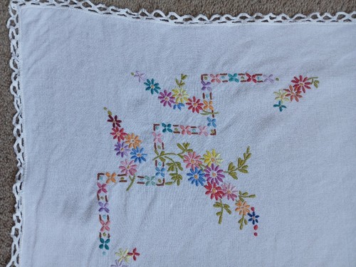 Vintage hand embroidered - vintage,