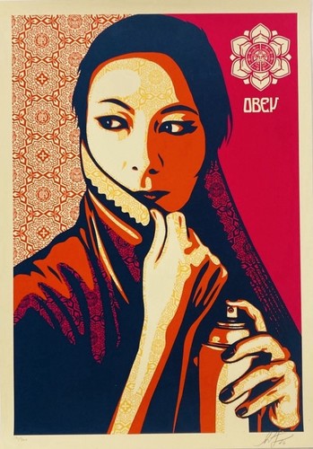 Shepard fairey numbered - fairey, and