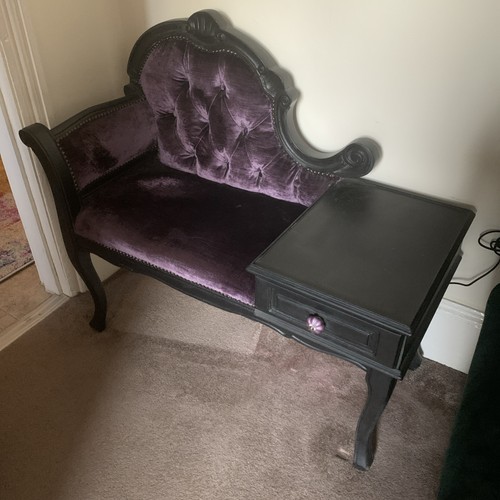 Gothic telephone table desk - table,