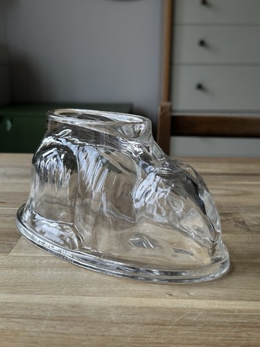 Vintage glass rabbit jelly - vintage,