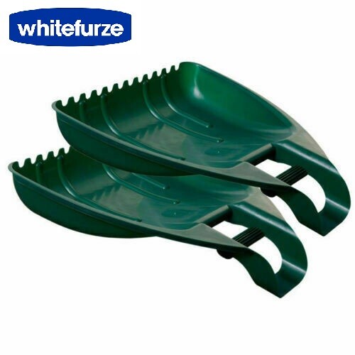 Pair plastic whitefurze - 1, of