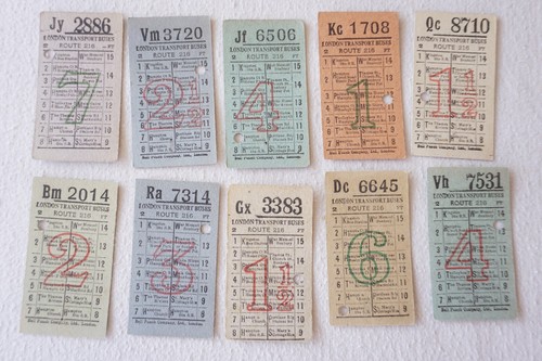 London transport bus tickets - bus,