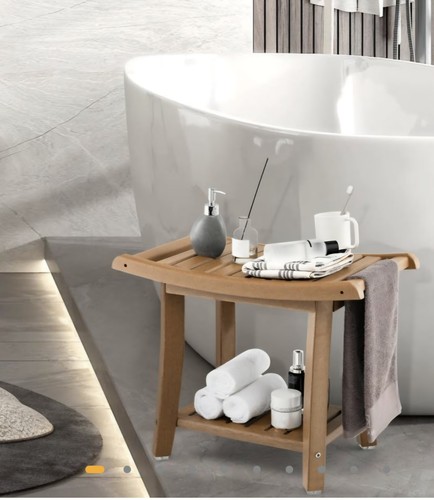 Corner shower bench - bench, stool