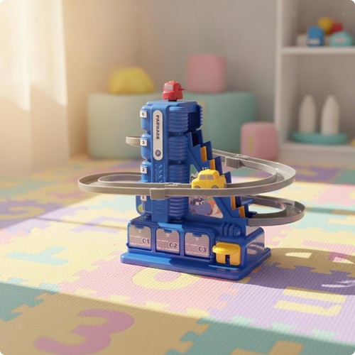 Parking garage toy - garage,