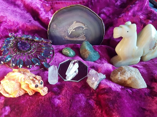 Mixed crystals gemstones - mixed,