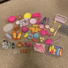 Vintage Barbie Sindy Dolls House Kitchen Accessories Bundle Job Lot