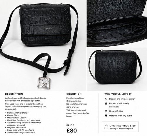 Armani exchange black - armani, x