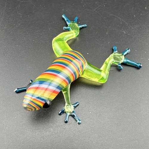 Handblown uranium glass art - handblown,