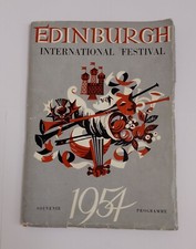 Edinburgh international Festival Souvenir Programme 1954.