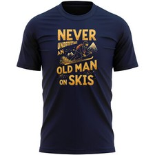 Funny Skiing T Shirt For Men