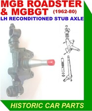 RECONDITIONED FRONT L/H STUB AXLE for MGB ROADSTER MGBGT 1962-80