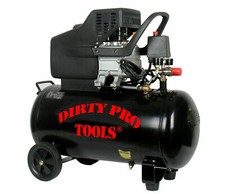 Air Compressor 50 Litres 8Bar 115Psi 230V Electric 50L Dirty Pro Tools