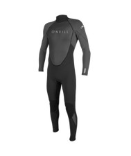 2025 O'NEILL MENS REACTOR 3/2MM WETSUIT BLACK GRAPHITE