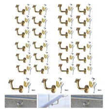 6x Stairs Hand Rail Brackets