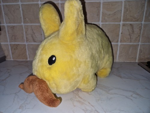 Labbit happy yellow plush - labbit,