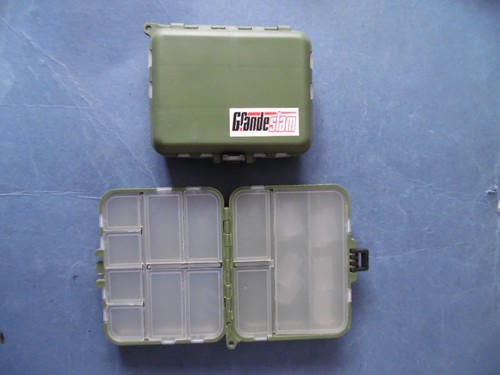 Large green flip top tackle - top,