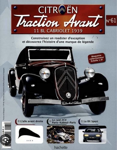 Hachette traction cabriolet - hachette,