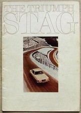 TRIUMPH STAG Car Sales Brochure 1969-70 H REG