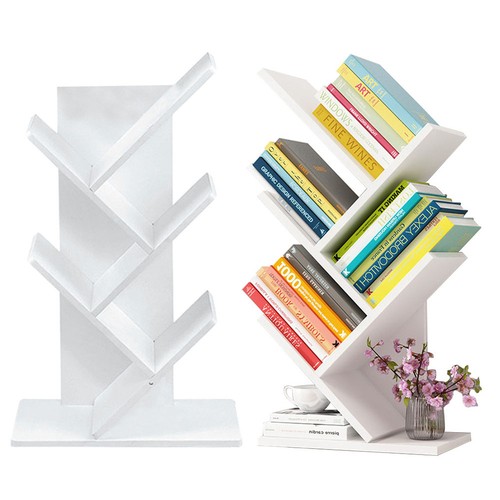 Tree bookcase free standing - bookcase,