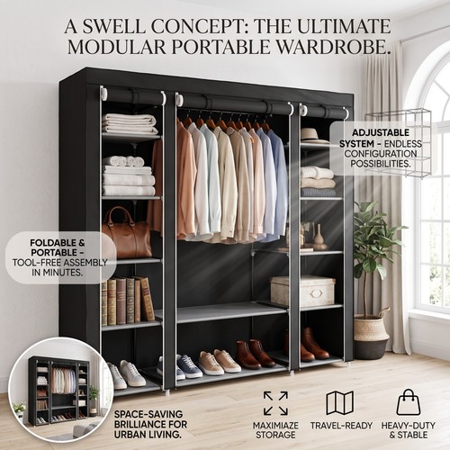 Shelves portable fabric - 12,