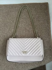Victoria’s Secret Blush Pink V Bag With Chain