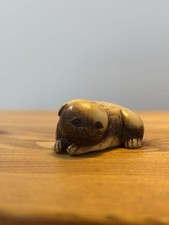 Japanese Antique Netsuke Dog
