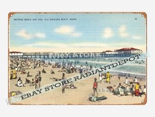 tin sign 1930s-40s Bathing