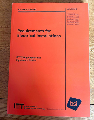 Iet wiring regulations - iet, bs