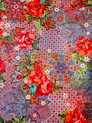 Floral paisley lightweight - floral,