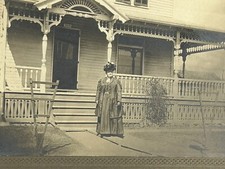 Antique Cabinet Card Photo Old
