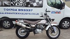 Suzuki RV125 RV200 Van Van 2003-18 Stainless Round ROAD LEGAL Performace Exhaust
